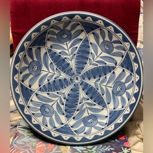 YUKOEN Blue-White YAMASHITA CRAFT Orient 2-Scale Plate